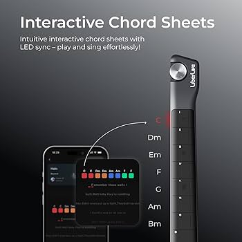 LiberLive Fusion Guitar ケース付き Amazon.com: LiberLive C1 Stringless Smart Guitar, Foldable Travel